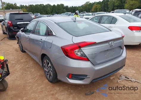 2017 Honda Civic Ex из США, поврежденный, VIN 2HGFC2F72HH514135